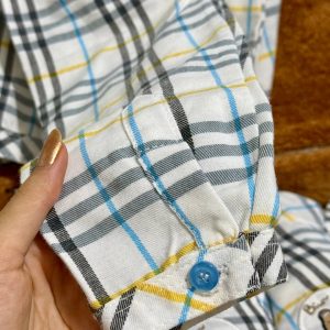 پیراهن چهارخونه تدی داخل کرکی