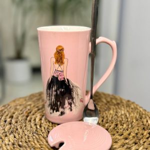 ماگ سرامیکی درب دار